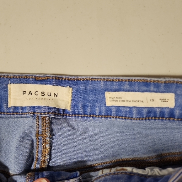 PacSun Blue Denim Women's Shorts - Picture 2 of 5